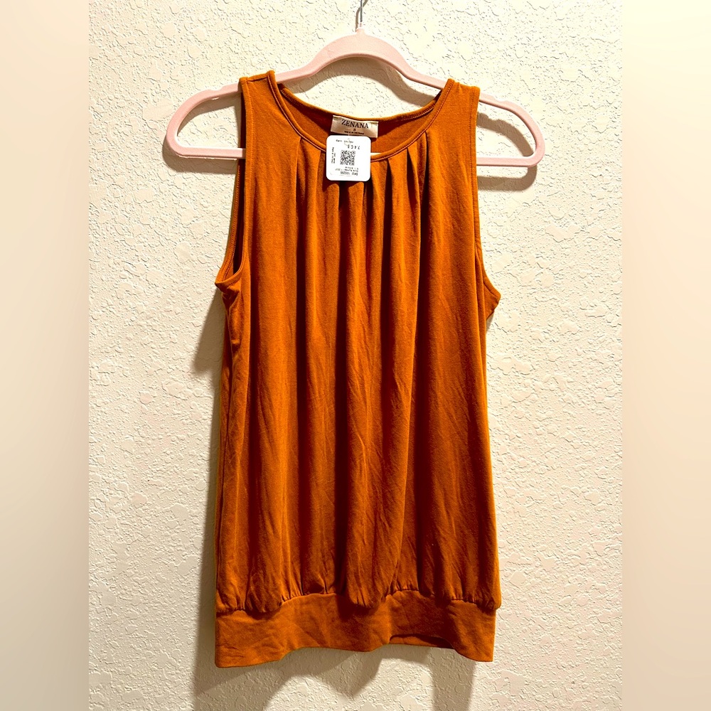 Burnt orange top